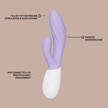 LELO – INA Twist Rabbit Vibrator – Lavender - by Pleasurements LELO – INA Twist Rabbit Vibrator – Lavender - by Pleasurements