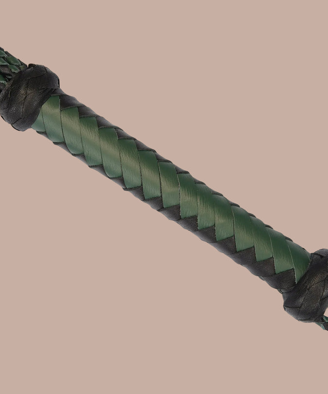 Liebe Seele Leather Cat O' Nine Spanking Tails Whip – Mossy Chic Green