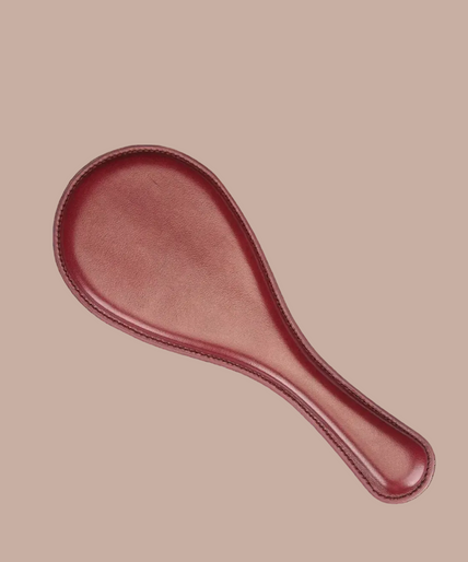 Liebe Seele Rundes Leder-Spanking-Paddel – Weinrot Liebe Seele Rundes Leder-Spanking-Paddel – Weinrot
