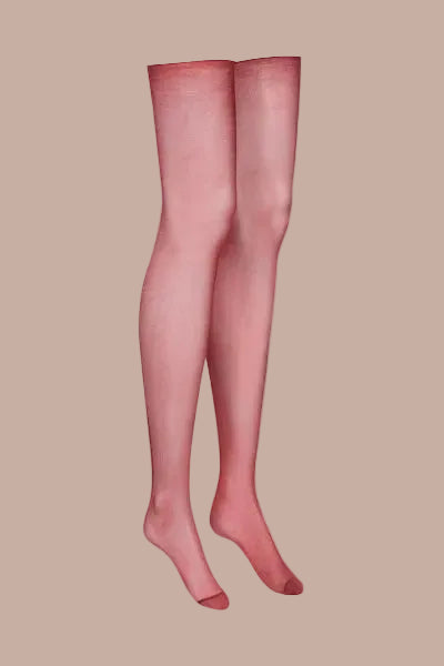 Maison Close – Cut and Curled Stockings 20D Red