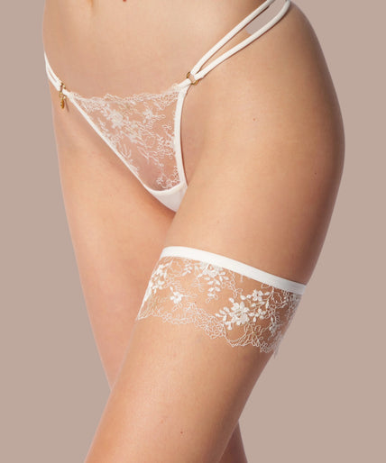 Atelier Amour – Après Minuit Strumpfband Elfenbein Atelier Amour – Après Minuit Strumpfband Elfenbein