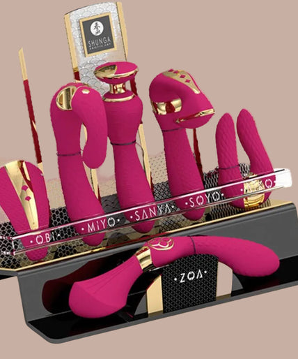 Shunga – Display of 6 Fuchsia Intimate Massagers Shunga – Display of 6 Fuchsia Intimate Massagers