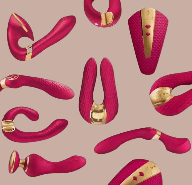 Shunga – Display Mit 6 Fuchsia Intim-Massagern