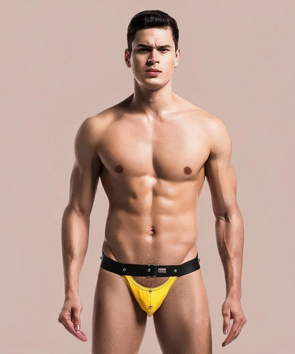 Mob – Dngeon Jockstrap Gelb Sportsman Einheitsgröße Mob – Dngeon Jockstrap Gelb Sportsman Einheitsgröße