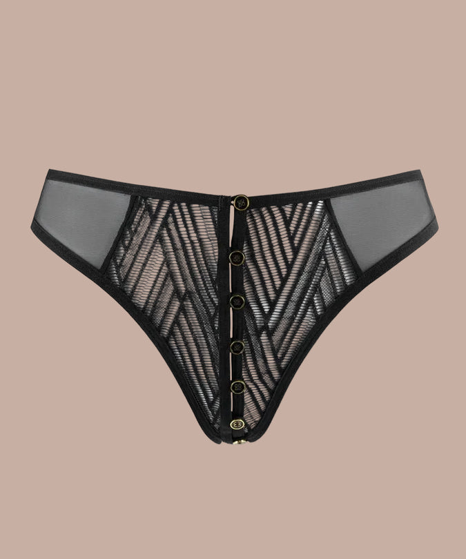 Atelier Amour – Clair Obscur Open Tanga Black