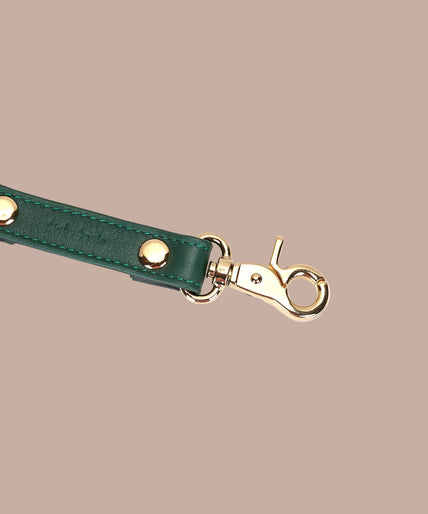 Liebe Seele Cow Leather Hog Tie Clips – Mossy Chic Green Liebe Seele Cow Leather Hog Tie Clips – Mossy Chic Green