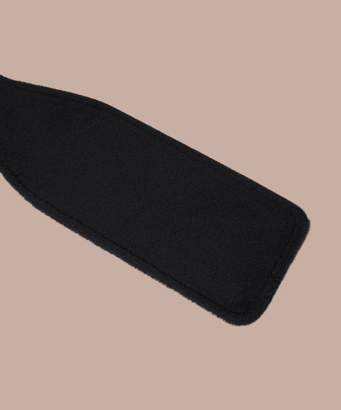 Liebe Seele Lace and Velvet Spanking Paddle – Victorian Garden Dark Red