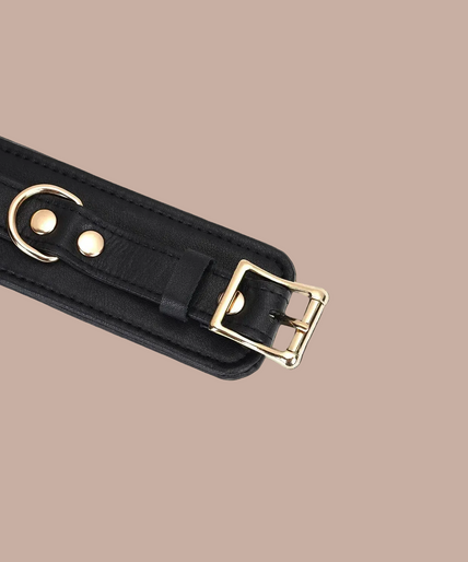 Liebe Seele Leather Ankle Cuffs – Dark Secret Black Liebe Seele Leather Ankle Cuffs – Dark Secret Black