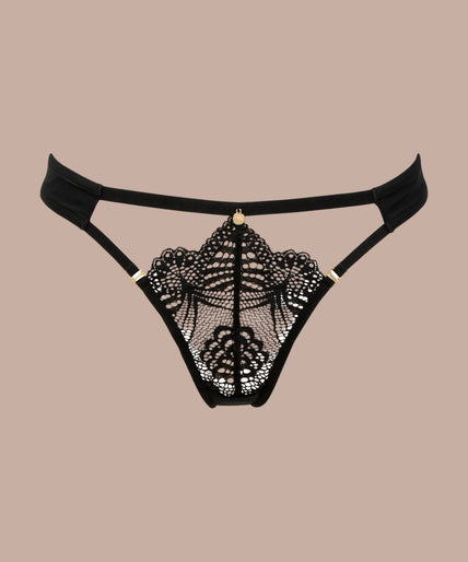 Atelier Amour – Enlace Moi Tanga Schwarz Atelier Amour – Enlace Moi Tanga Schwarz