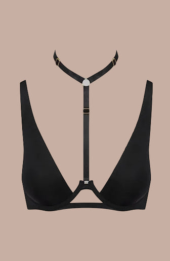 Maison Close – Tapage Nocturne Schal-BH Schwarz Maison Close – Tapage Nocturne Schal-BH Schwarz