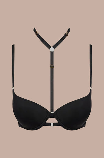Maison Close – Tapage Nocturne Push-Up BH Schwarz Maison Close – Tapage Nocturne Push-Up BH Schwarz