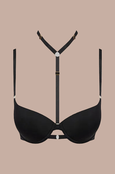 Maison Close – Tapage Nocturne Push-Up BH Schwarz