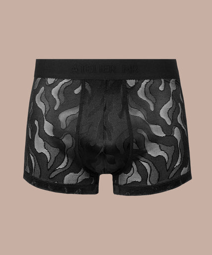 Atelier Amour – Herrenboxer Camouflage Schwarz Atelier Amour – Herrenboxer Camouflage Schwarz
