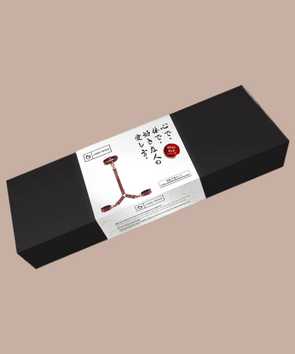 Liebe Seele Leder Halsband- und Handgelenksfessel-Geschirr-Set – Weinrot Liebe Seele Leder Halsband- und Handgelenksfessel-Geschirr-Set – Weinrot