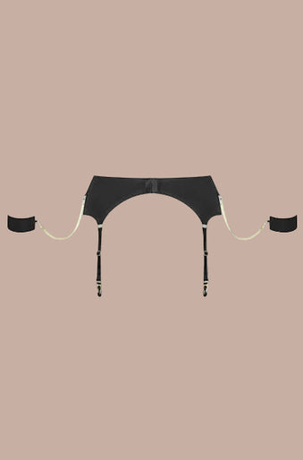 Maison Close – Tapage Nocturne Schmuck-Handschellen-Strumpfhalter Schwarz Maison Close – Tapage Nocturne Schmuck-Handschellen-Strumpfhalter Schwarz