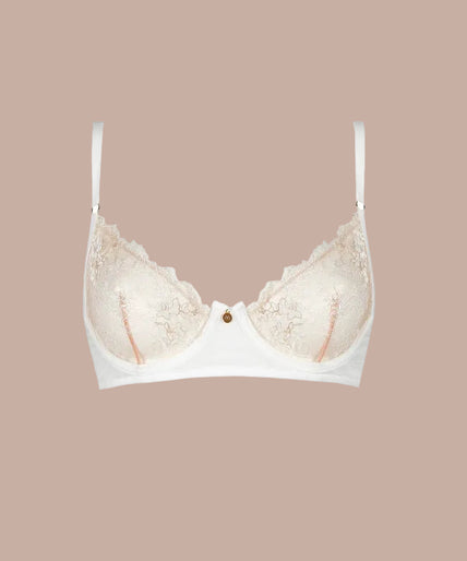 Atelier Amour – Après Minuit Halb-Cup-BH Elfenbein Atelier Amour Après Minuit Half Cup Bra - Ivory - Pleasurements