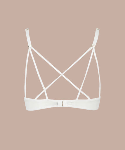 Atelier Amour – Après Minuit Halb-Cup-BH Elfenbein Atelier Amour Après Minuit Half Cup Bra - Ivory - Pleasurements