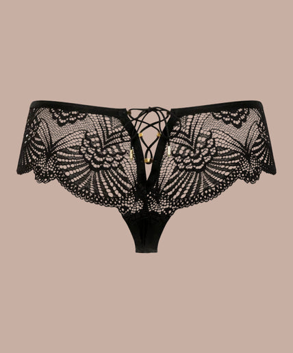 Atelier Amour – Enlace Moi Slip Schwarz Atelier Amour Enlace Moi Knicker - Black - Pleasurements