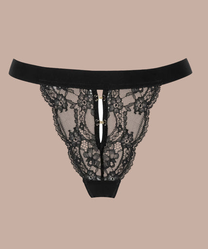 Atelier Amour – Evasion Sensuelle Tanga Schwarz Atelier Amour Evasion Sensuelle Tanga - Black - Pleasurements