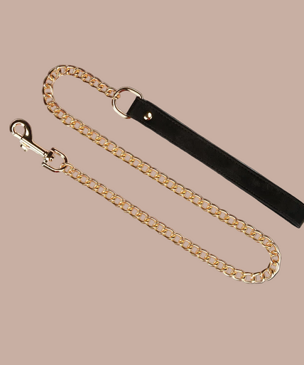 Liebe Seele Boudoir Amor Veganes Halsband mit Leine – Schwarz Liebe Seele Boudoir Amor Veganes Halsband mit Leine – Schwarz