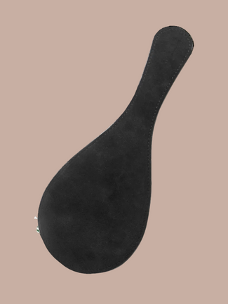 Coco de Mer – Schwarzes Leder Rundes Paddel Coco de Mer Black Leather Round Paddle - Pleasurements