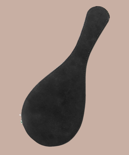 Coco de Mer – Schwarzes Leder Rundes Paddel Coco de Mer Black Leather Round Paddle - Pleasurements