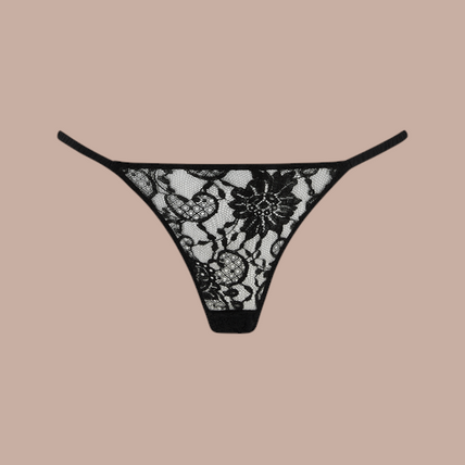 Coco de Mer – Hera Braziliaanse Slip Zwart - 60% Korting! Coco de Mer Hera Brazilan Knicker - Pleasurements