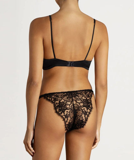 Coco de Mer – Hera Brazilian Slip Schwarz - 60% Rabatt! Coco de Mer Hera Brazilan Knicker - Pleasurements