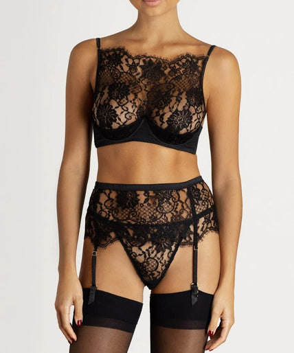 Coco de Mer – Hera High Neck Balconette BH Schwarz - 60% Rabatt! Coco de Mer Hera High Neck Balconette Bra - Pleasurements