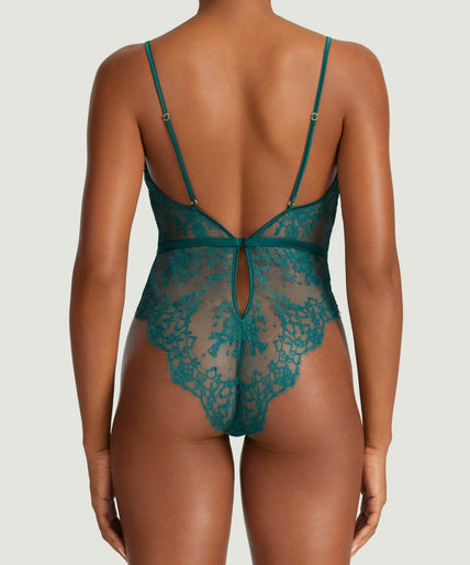 Coco de Mer – Nilima Bodysuit Teal - 60% Off! Coco de Mer Nilima Bodysuit in Teal - Pleasurements