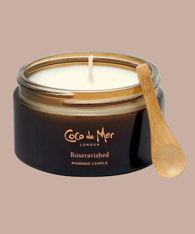 Coco de Mer Roseravished Massage Candle 200g - Pleasurements