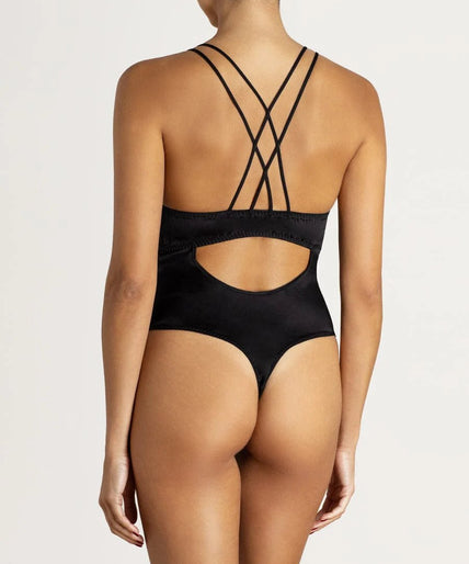 Coco de Mer – Sylph Body Schwarz - 60% Rabatt! Coco de Mer Sylph Bodysuit - Pleasurements