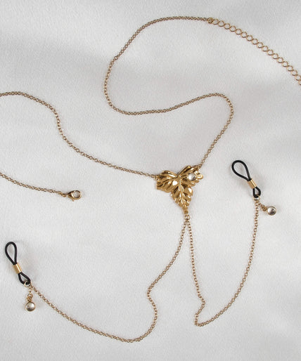 Sylvie Monthulé Breast Necklove Secret Garden Design Gold Sylvie Monthulé Breast Necklove Secret Garden Design Gold