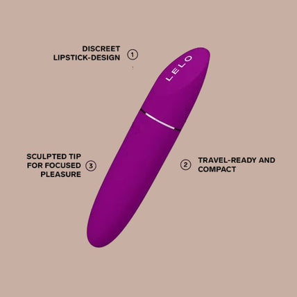 LELO – MIA 3 Personal Vibrator – Deep Rose - by Pleasurements LELO – MIA 3 Personal Vibrator – Deep Rose - by Pleasurements