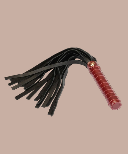 Liebe Seele Leder Mini-Flogger – Weinrot Liebe Seele Leder Mini-Flogger – Weinrot