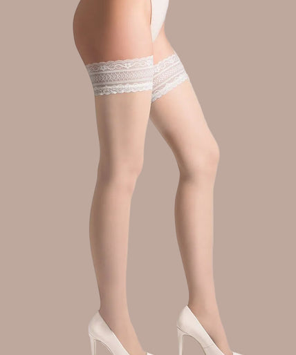 Gabriella in Love Halterlose Caroline Champagner Gabriella in Love Hold Ups Caroline Champagne - Pleasurements