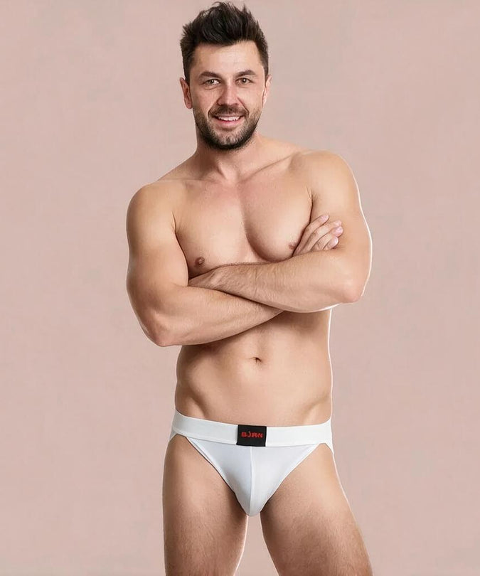 Burn – 007 Jock Lycra Weiß S