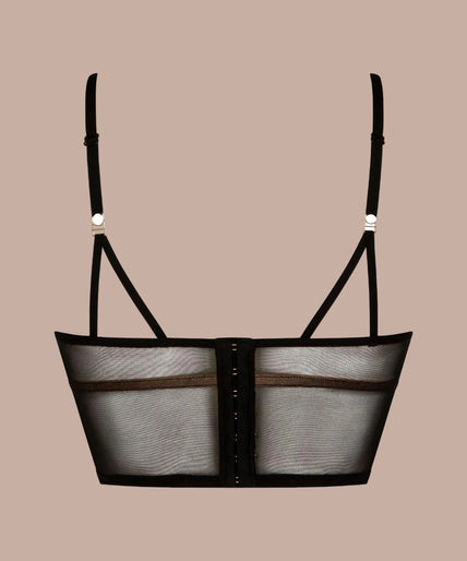 Atelier Amour – Cosmic Dream Offenes Bustier Schwarz Atelier Amour – Cosmic Dream Offenes Bustier Schwarz