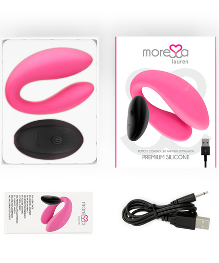 Moressa – Lauren Fernbedienbarer Stimulator für Paare Moressa – Lauren Fernbedienbarer Stimulator für Paare