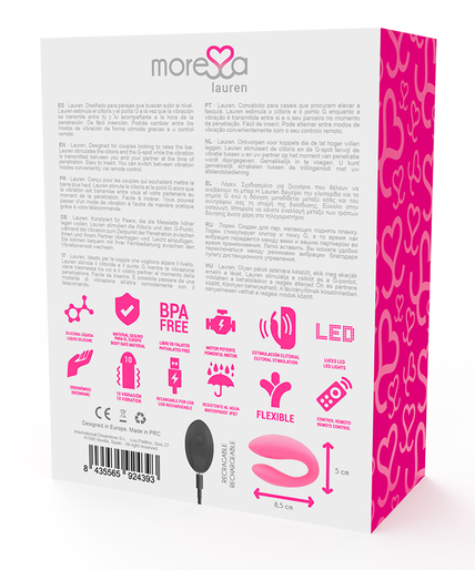 Moressa – Lauren Fernbedienbarer Stimulator für Paare Moressa – Lauren Fernbedienbarer Stimulator für Paare