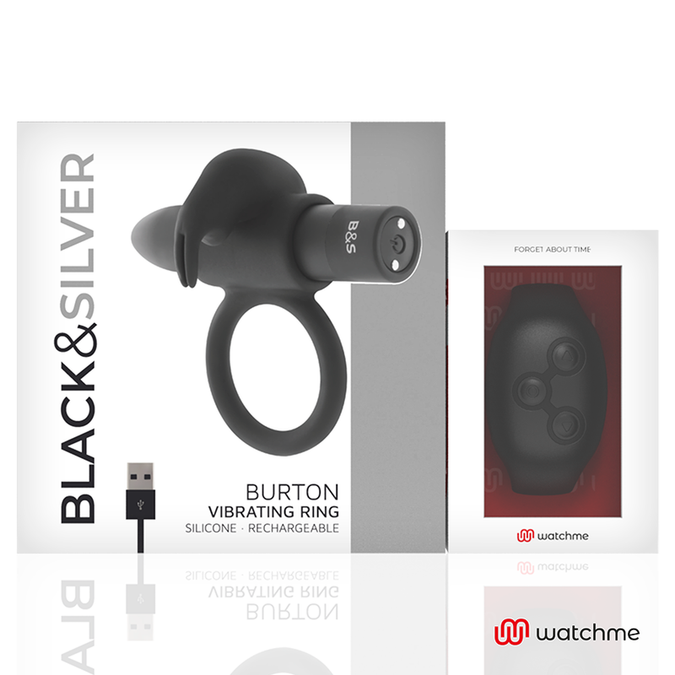 Black&silver – Burton Fernbedienung Cockring Watchme