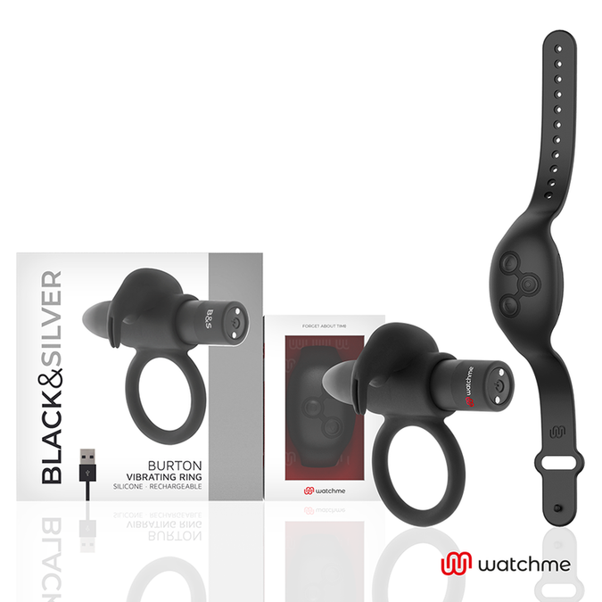 Black&silver – Burton Fernbedienung Cockring Watchme
