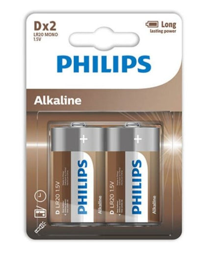 Philips – Alkaline Battery D Lr20 Blister*2 Philips – Alkaline Battery D Lr20 Blister*2