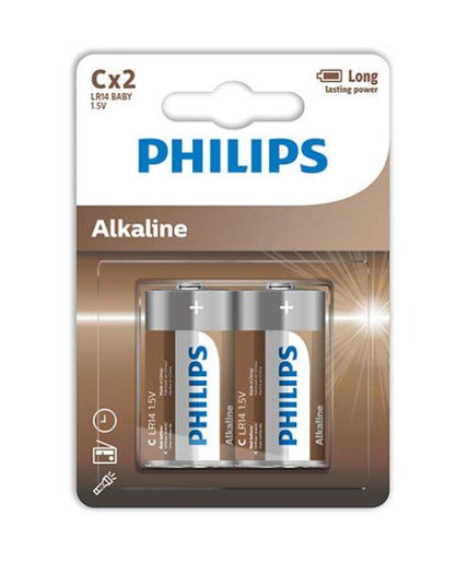 Philips – Alkaline Batteries C Lr14 Blister*2 Philips – Alkaline Batteries C Lr14 Blister*2