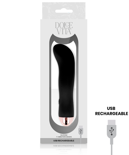 Pleasurements – Dolce Vita – Wiederaufladbarer Vibrator Zwei Schwarz 7 Geschwindigkeiten Pleasurements – Dolce Vita – Wiederaufladbarer Vibrator Zwei Schwarz 7 Geschwindigkeiten