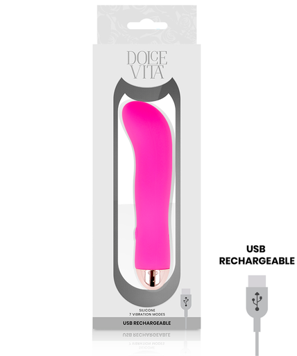 Pleasurements – Dolce Vita – Wiederaufladbarer Vibrator Zwei Pink 7 Geschwindigkeiten Pleasurements – Dolce Vita – Wiederaufladbarer Vibrator Zwei Pink 7 Geschwindigkeiten