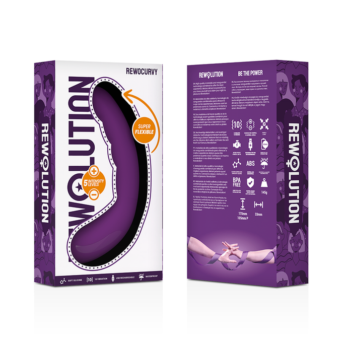 Rewolution – Rewocurvy Wiederaufladbarer Flexibler Vibrator