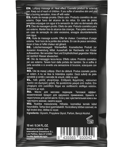 Coquette Chic Desire – Pocket Lollipop Kissable Massage Oil Heating Sensation 10 Ml Coquette Chic Desire – Pocket Lollipop Kissable Massage Oil Heating Sensation 10 Ml