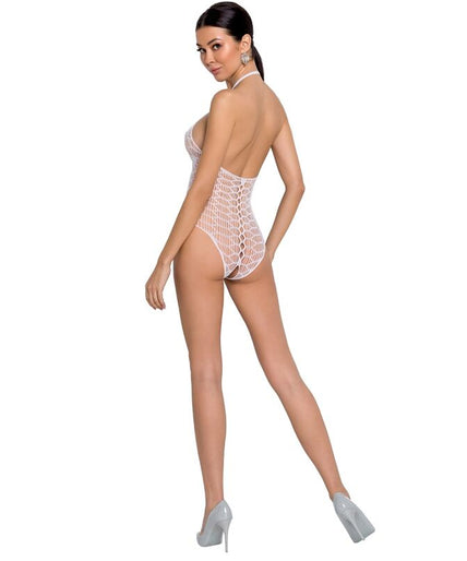 Passion – Woman Bs087 Weißer Bodystocking One Size Passion – Woman Bs087 Weißer Bodystocking One Size