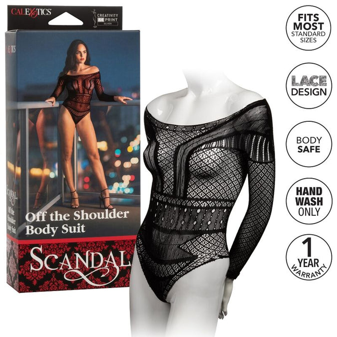 Calexotics – Scandal Shoulder Body Suit One Size